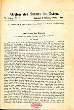Der Friede des Sternes